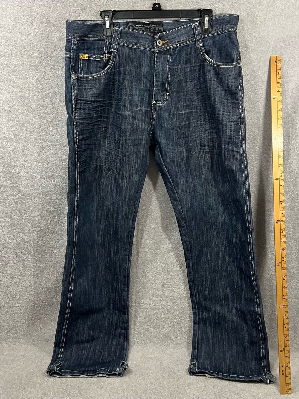 Southpole 8180 Mens Blue Classic Design Denim Jeans Size 36 W/Flaws
